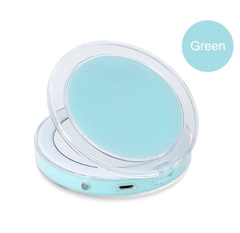 Pocket Glow Compact LED Mirror – Perfect for Travelling