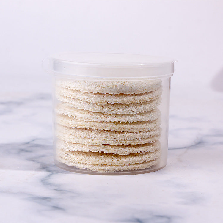 EcoGlow Loofa Pads – Reusable Makeup Remover & Facial Scrub